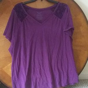 Faded Glory Embroidered 4X T Shirt